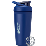Dark blue Strada™ insulated protein shaker cup. | Color#Cobalt